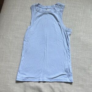 Madewell Sky Blue Ribbed Top